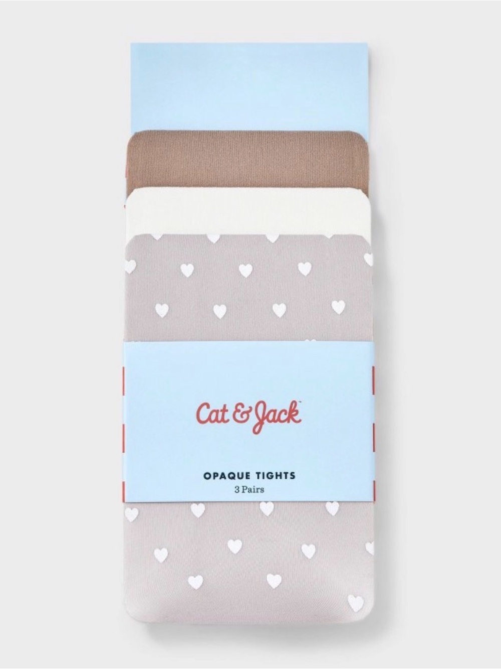 Cat & Jack Opaque Tights - baby girl 6-12M